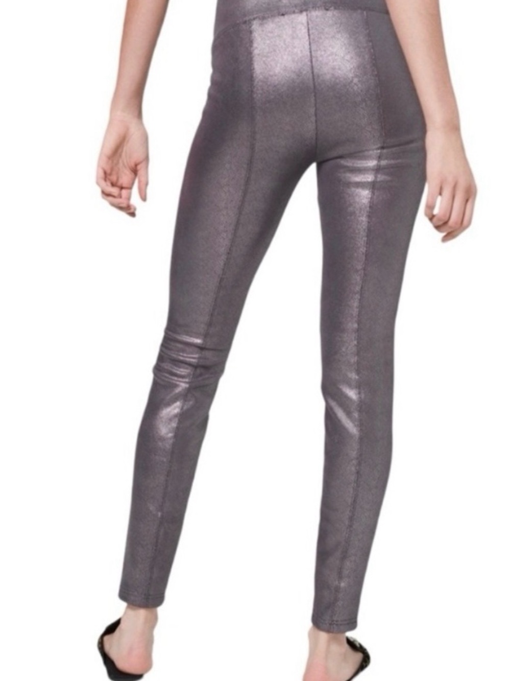 White House Black Market Snake Foil Print Runway High Waisted Legging - Picture 2 of 6